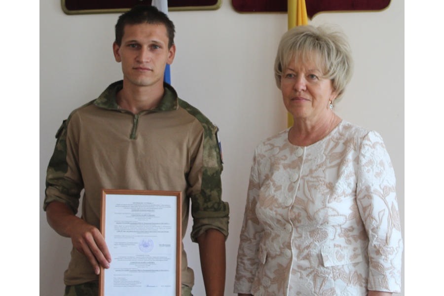 В. Сабитов получил жилищный сертификат