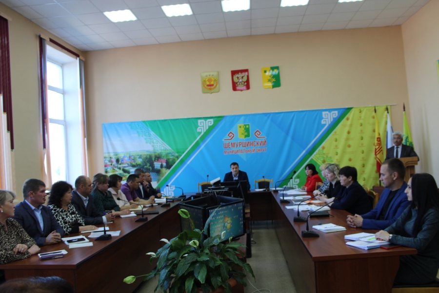 Еженедельное рабочее совещание в администрации Шемуршинского муниципального округа