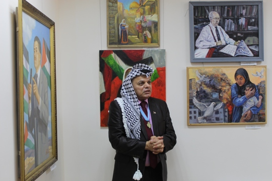 В Порецкой картинной галерее состоялось открытие художественной выставки «Душа Палестины»