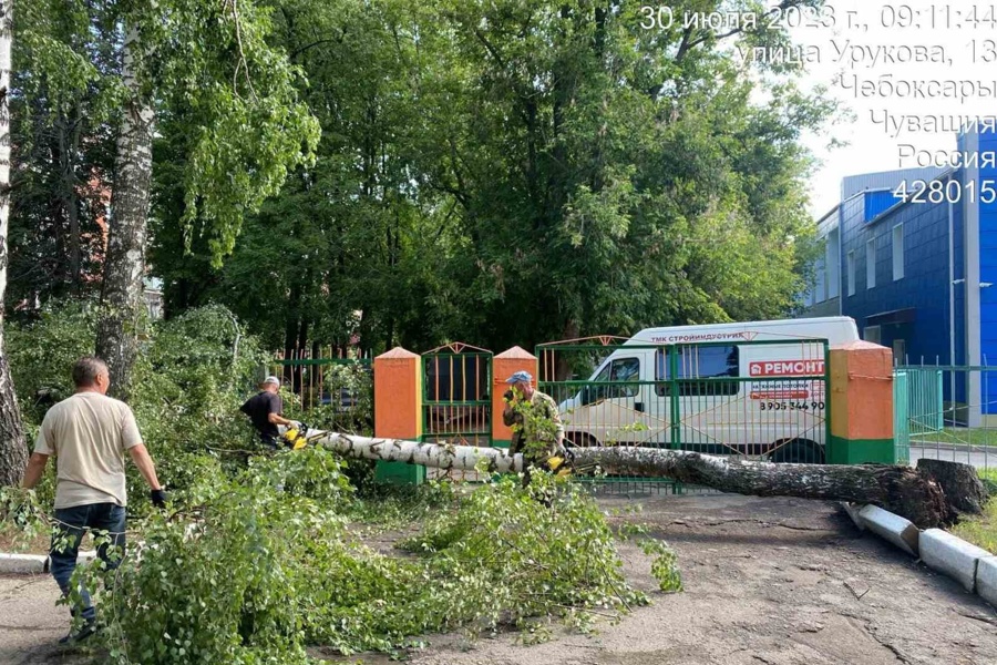 В Чебоксарах обсудили ход работ по устранению последствий после порывистого ветра