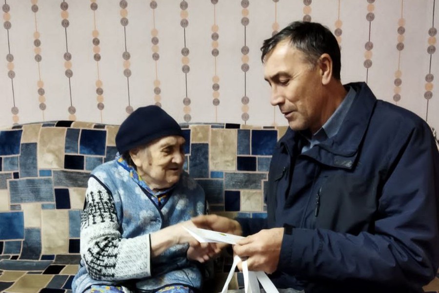 Жительница д. Байгеево Петрова Нина Александровна отметила 95-летний юбилей