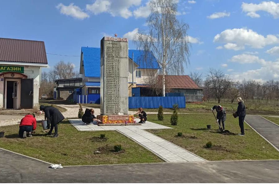 К акции «Сад памяти» присоединились жители д.Большие Котяки Чебоксарского муниципального округа
