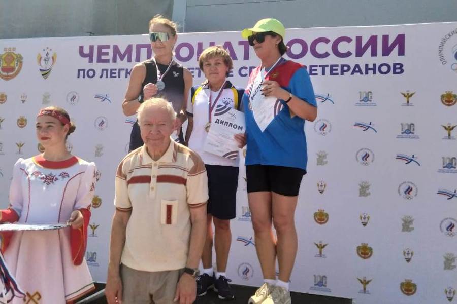Светлана Егорова - чемпионка России по легкой атлетике среди ветеранов