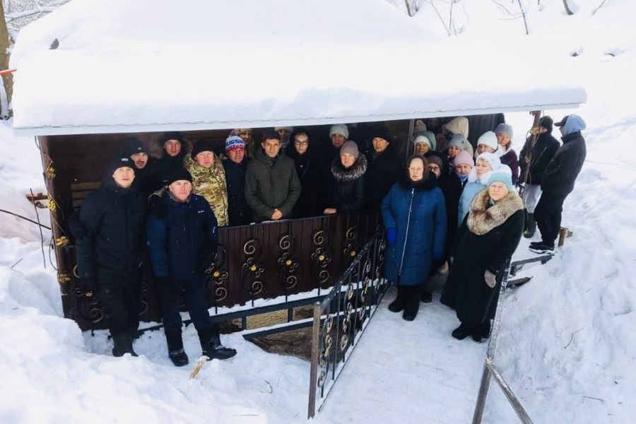 Освещение купели в д. Большие Чаки