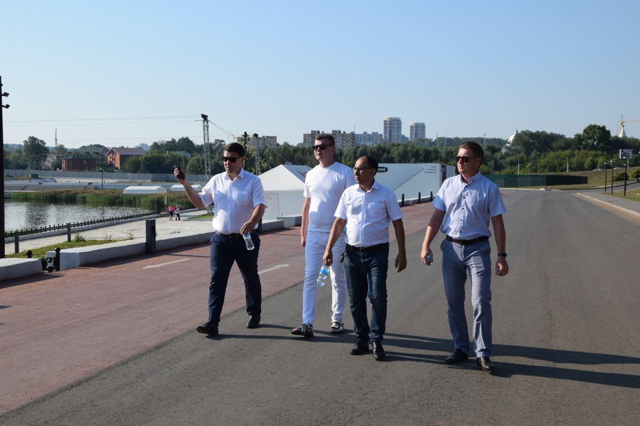 В канун Дня города в Чебоксарах проверили содержание центральной площадки празднования