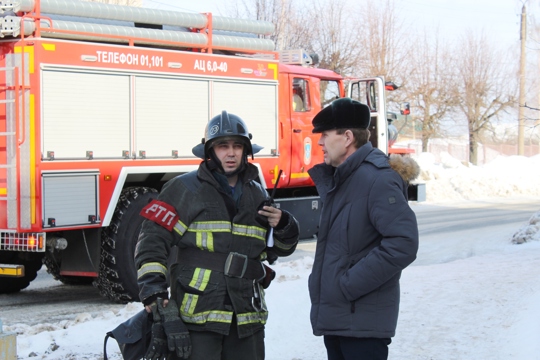В администрации Шумерлинского муниципального округа прошли тренировочные пожарно-тактические учения