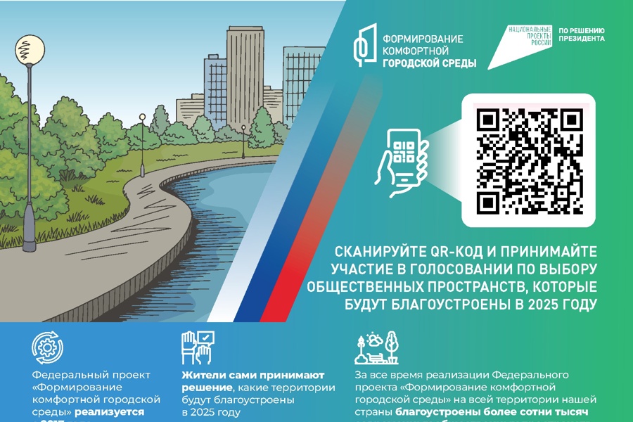 Стартовало Всероссийское онлайн-голосование за новые объекты благоустройства