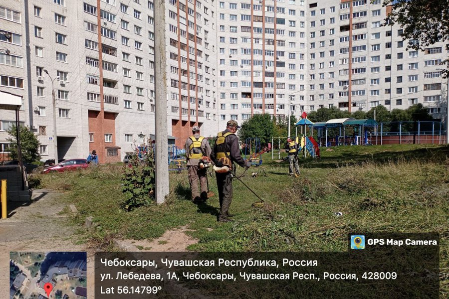 В Чебоксарах завершается августовский покос территорий