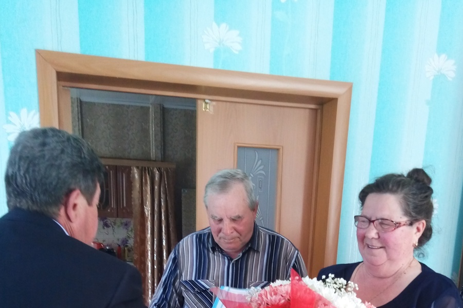 Чета Герасимовых из села Стемасы отметили 55-летие супружеской жизни
