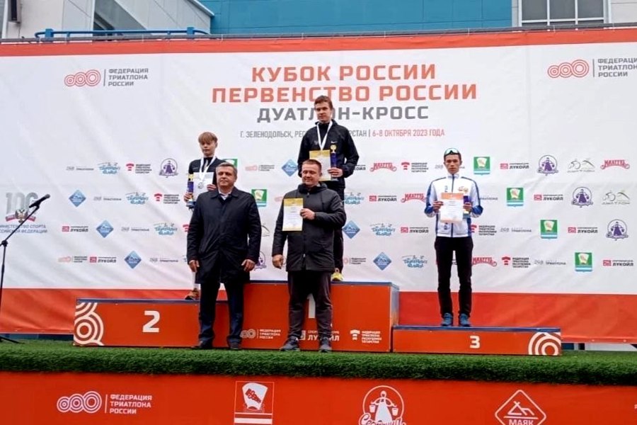 Триатлонист Чувашии Кирилл Скрябин выиграл первенство России в Зеленодольске