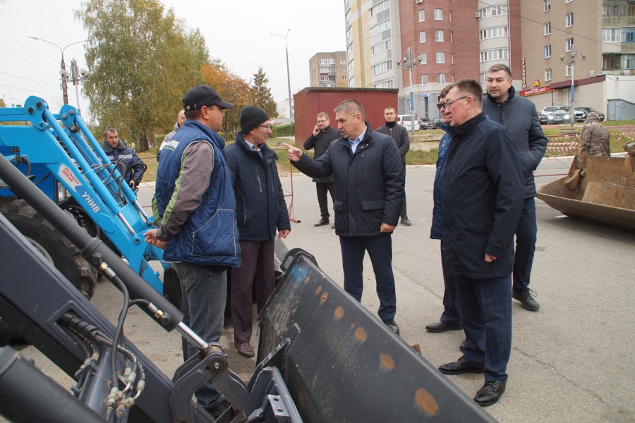 Смотр снегоуборочной техники