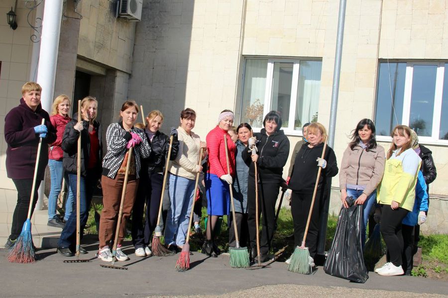 В Моргаушском округе продолжаются субботники по благоустройству территорий