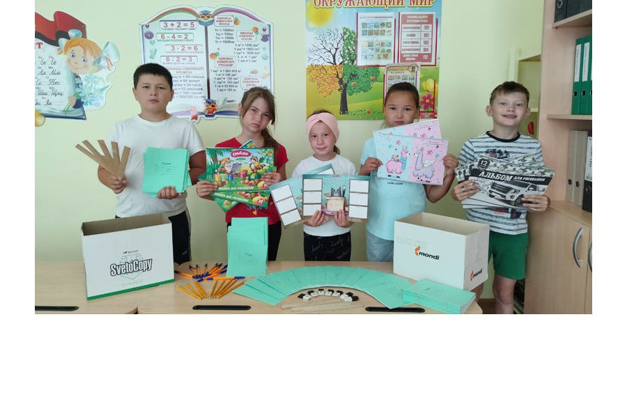 Гуманитарная акция: школьники МБОУ «Новобайбатыревская СОШ» — школьникам Донбасса