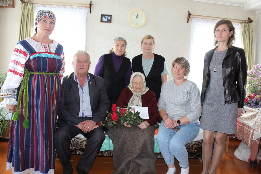 Долгожительница из с. Напольное Ольга Васильевна Шитова отметила 95-летний юбилей