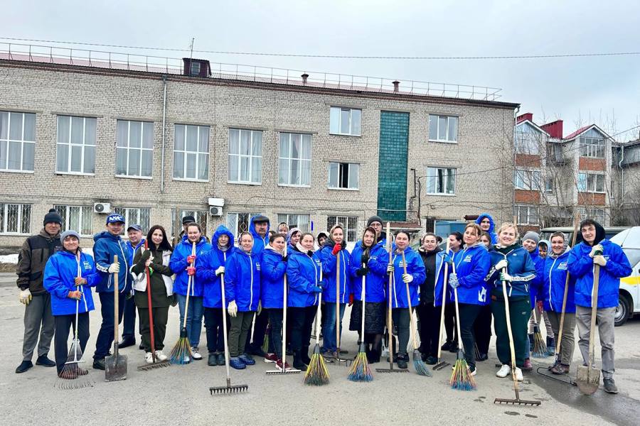 В Аликовском муниципальном округе прошел массовый субботник
