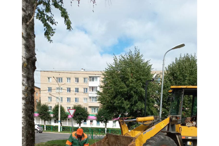 Продолжается уборка территорий после ураганного ветра