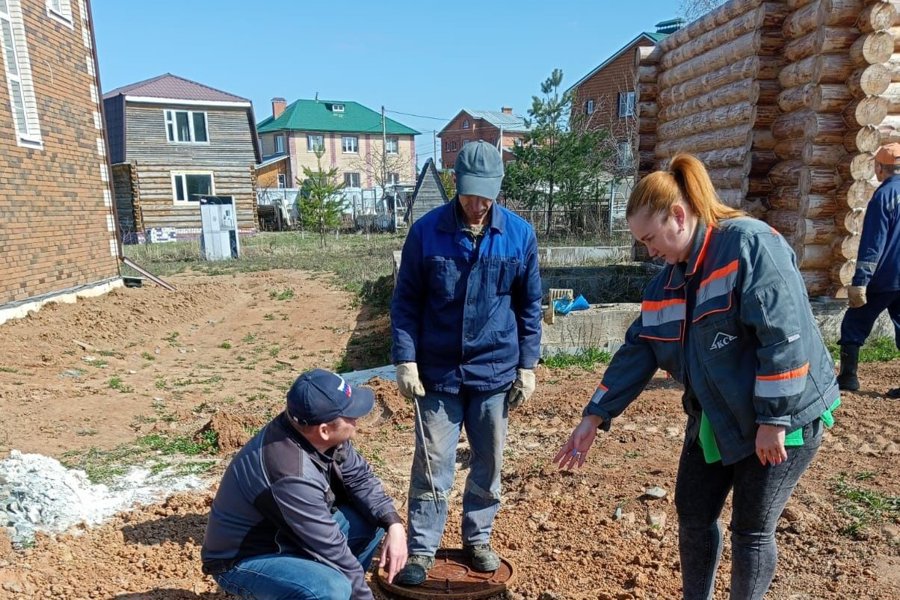 В микрорайоне «Липовский» продолжается процесс подключения к централизованным системам холодного водоснабжения и водоотведения