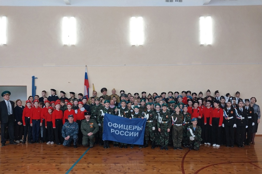 В Абызовской школе состоялся Слет юных патриотов Вурнарского муниципального округа Чувашии