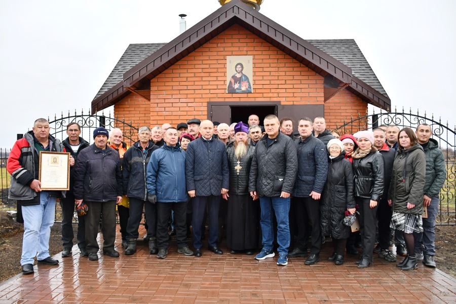 Освещение часовни в честь Александра Невского