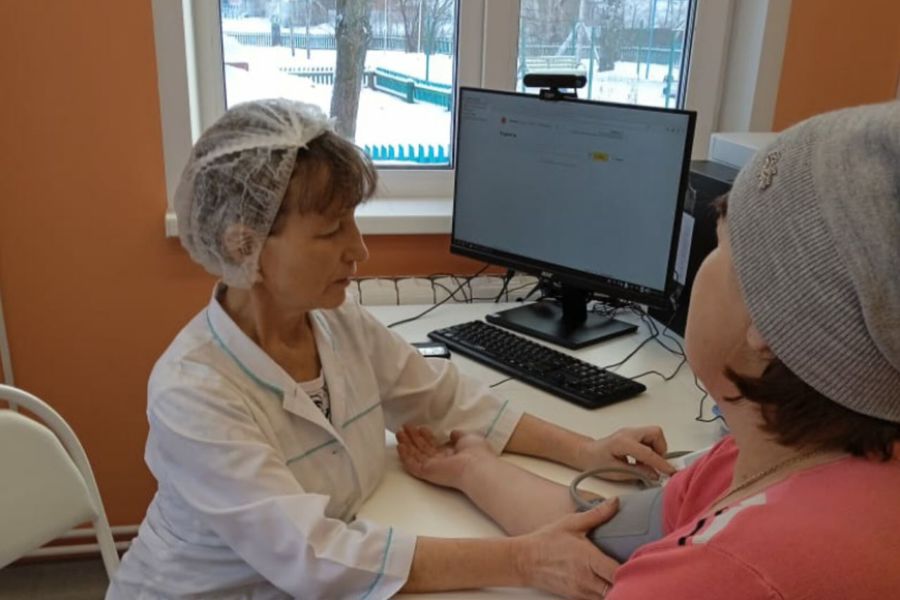 Новый фельдшерский пункт в Вурнарском районе принял уже около 100 пациентов