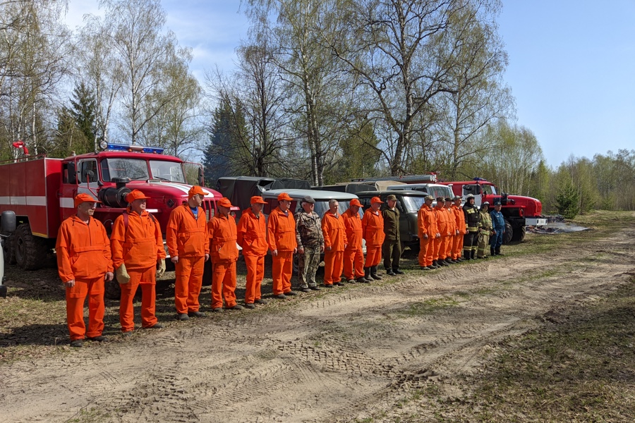 Тактико-специальное учение в Кирском лесничестве (19.04.2024 г.)