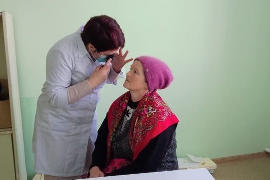 Мобильная медицинская бригада Красночетайской районной больницы провела прием пациентов в Мижеркасинском офисе врача