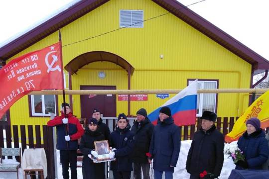 Открытие мемориальных досок в д. Шибулаты