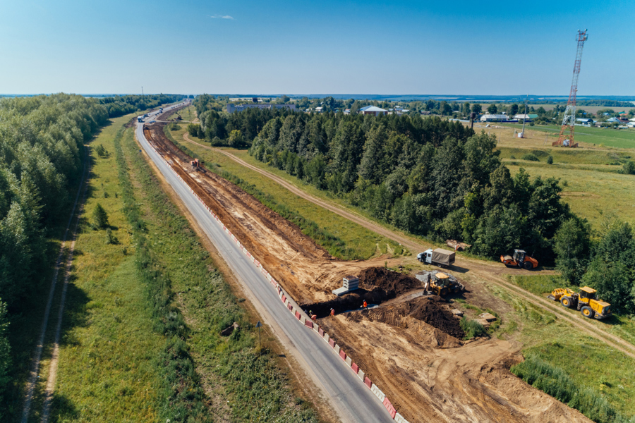 За время реализации национального проекта отремонтировано 55 км дорожного полотна трассы «Чебоксары — Сурское»