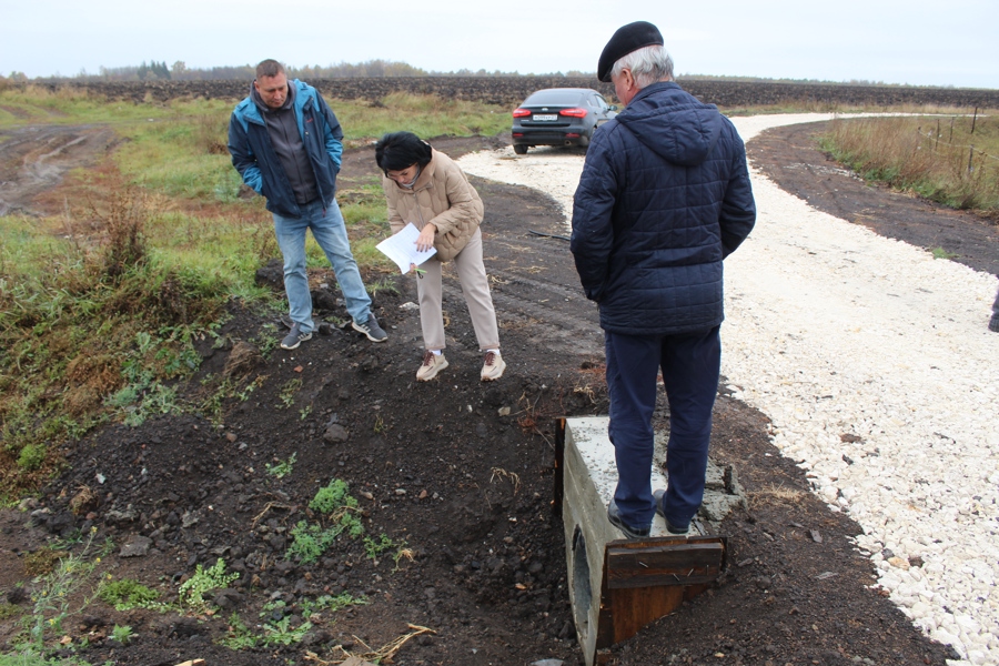 Приемка дорог в д. Малые Туваны и д. Лесные Туваны