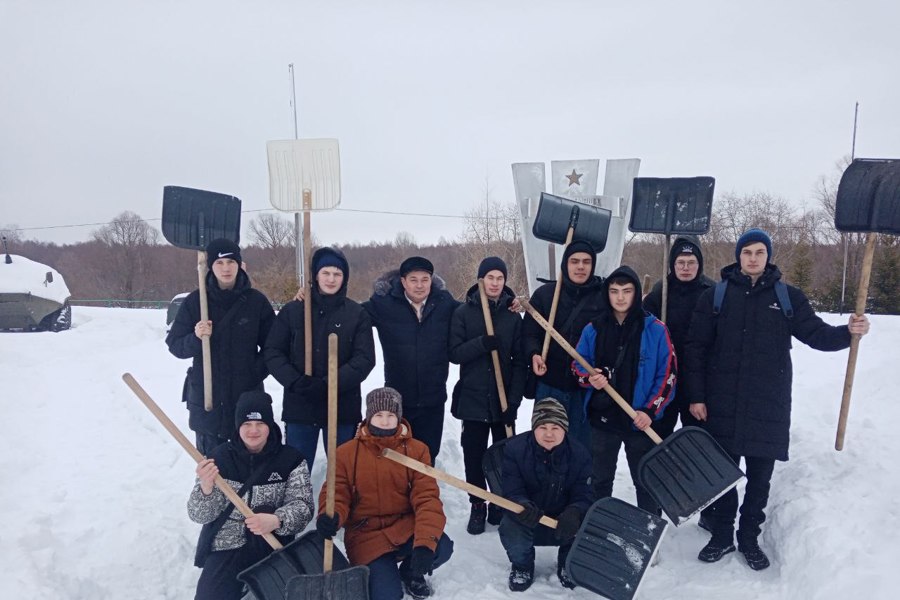 Студенты Ядринского агротехникума присоединились к акции «Снежный десант»