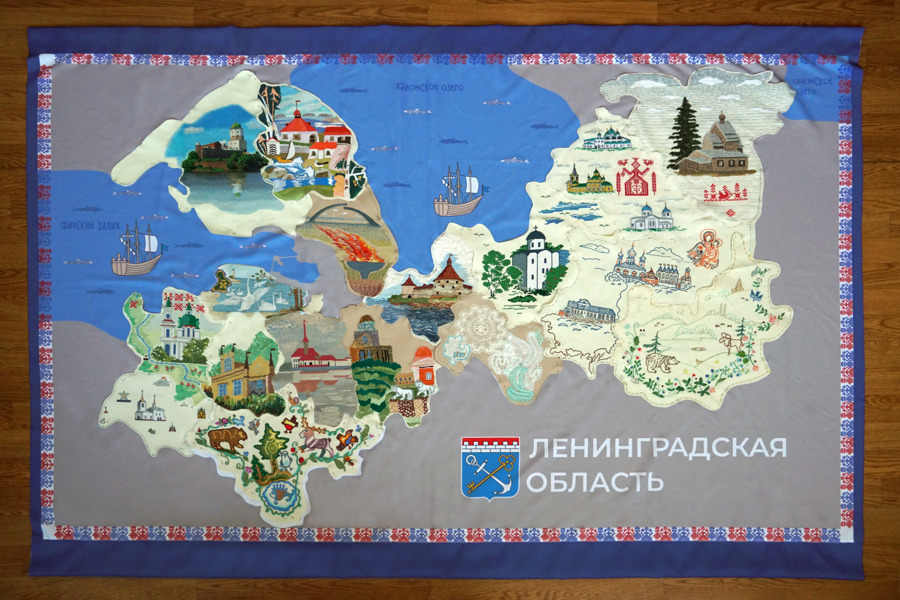 Участник фестиваля «Вышитая Россия» в Чувашии - Ленинградская область