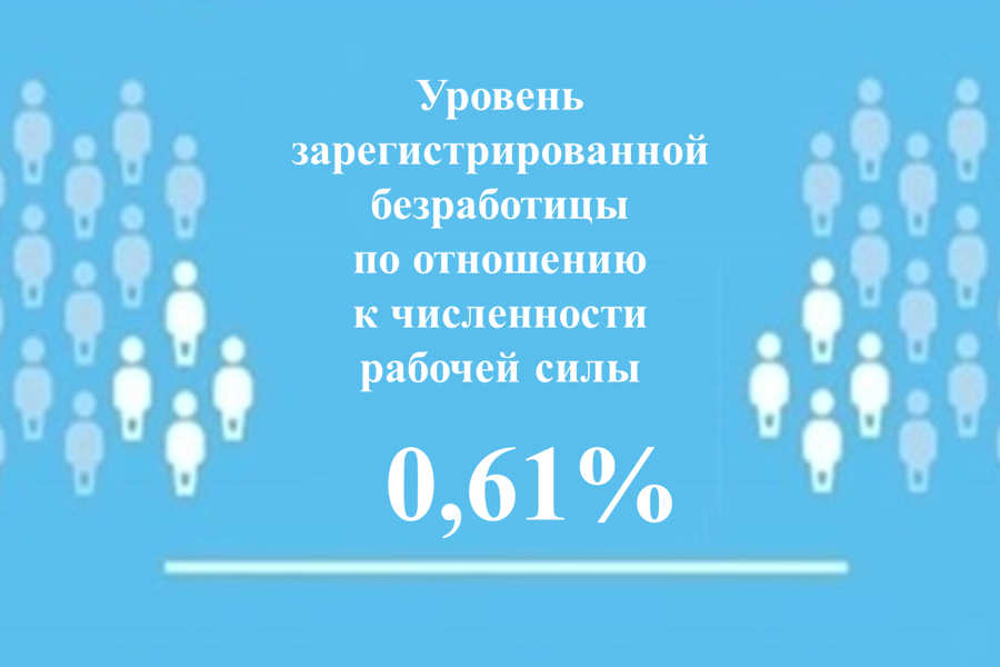 Уровень регистрируемой безработицы в Чувашии составил 0,61%