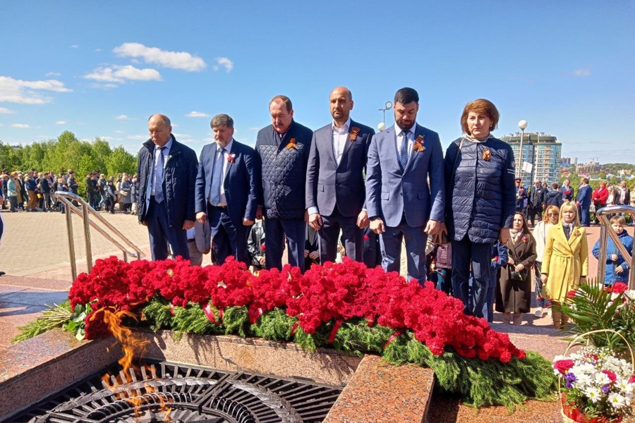 Сотрудники Контрольно-счетной палаты Чувашской Республики приняли участие в мероприятиях, посвященных празднованию 78-й годовщины Победы