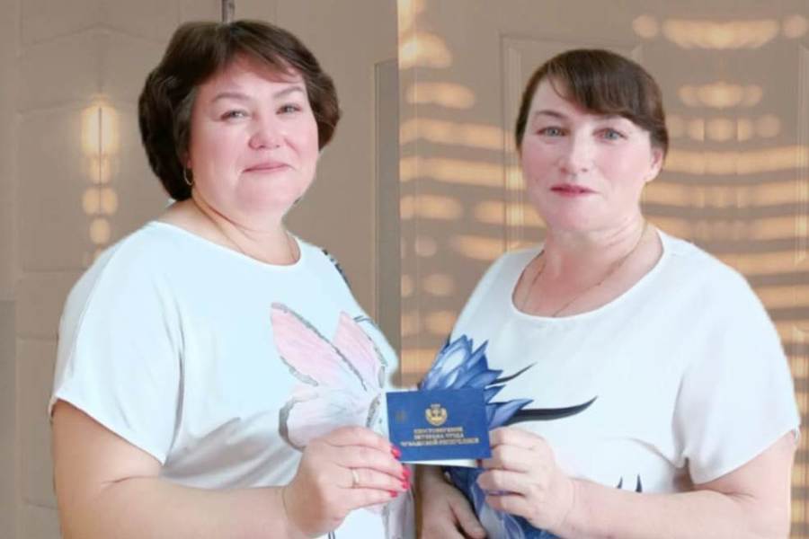 Звание «Ветеран труда Чувашской Республики» присвоено жительнице с. Кушелга