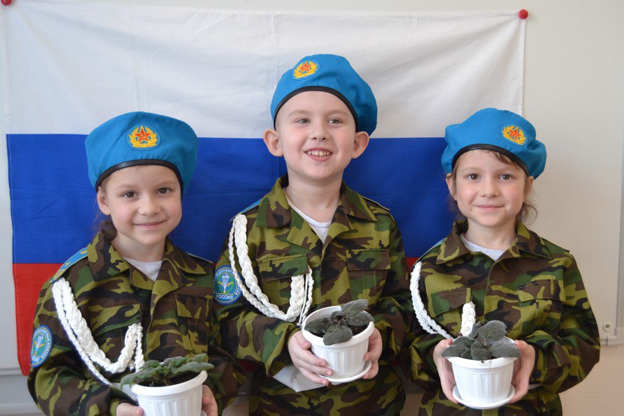 В детских садах города Чебоксары стартовала акция «Цветок ветерану»