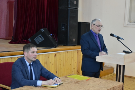 Алексей Людков принял участие в отчётном мероприятии начальника Тюрлеминского территориального отдела