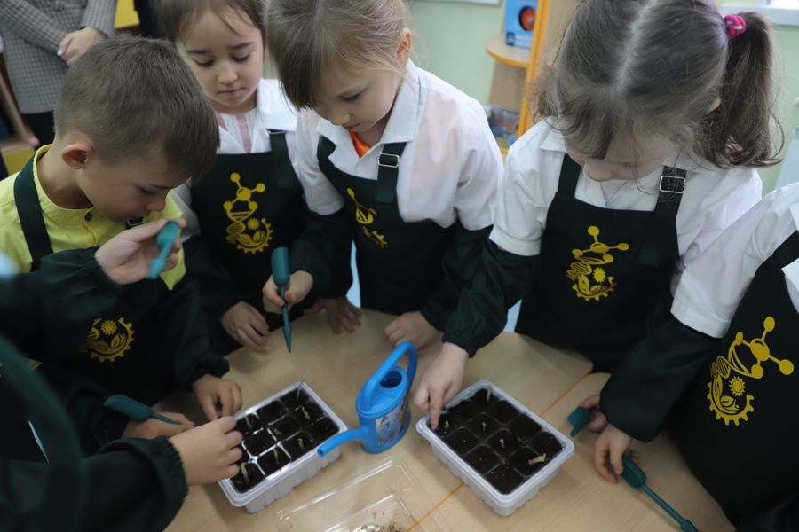 Ещё одна агролаборатория в детском саду открылась в Чувашии
