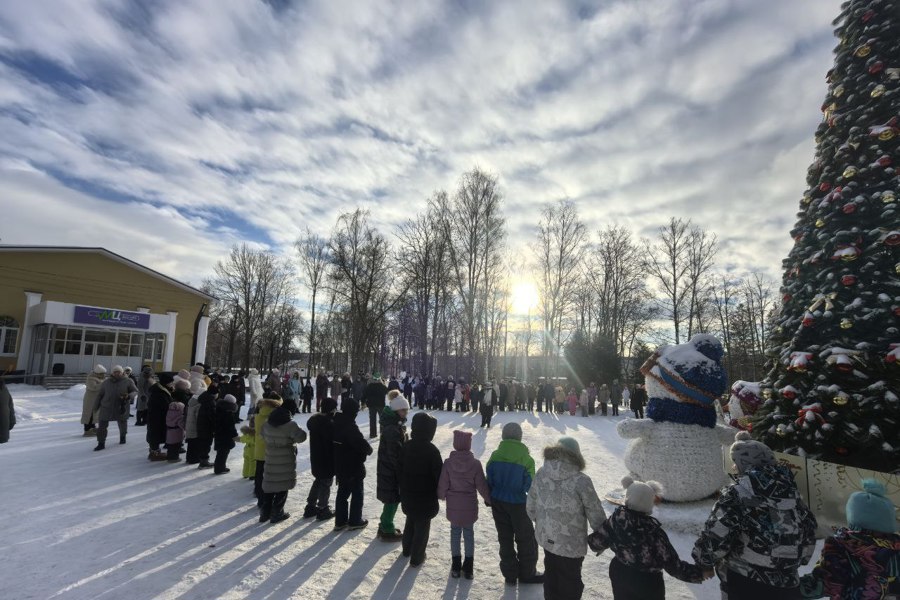 Волшебство Нового года в парке культуры и отдыха!