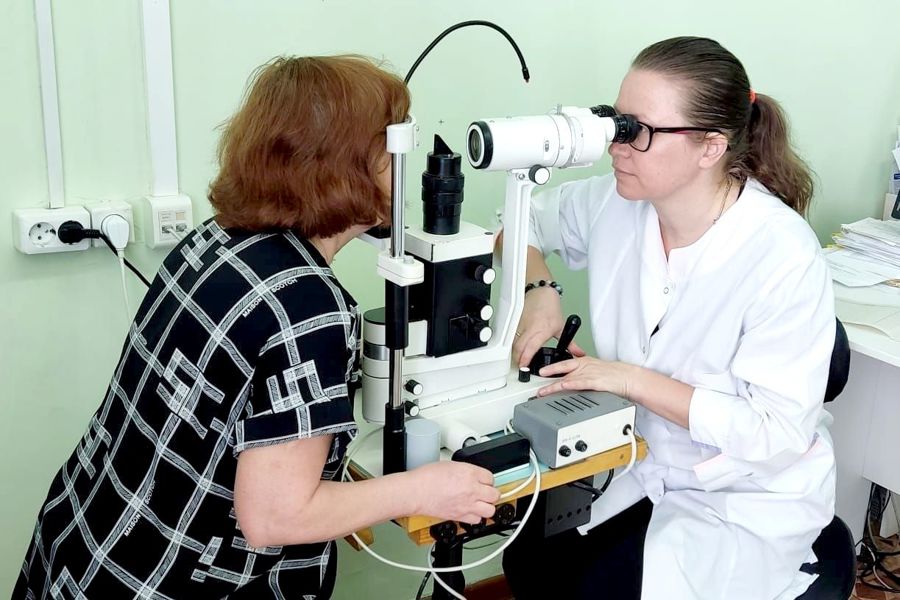 В Красночетайской районной больнице прошел прием офтальмолога РКОБ
