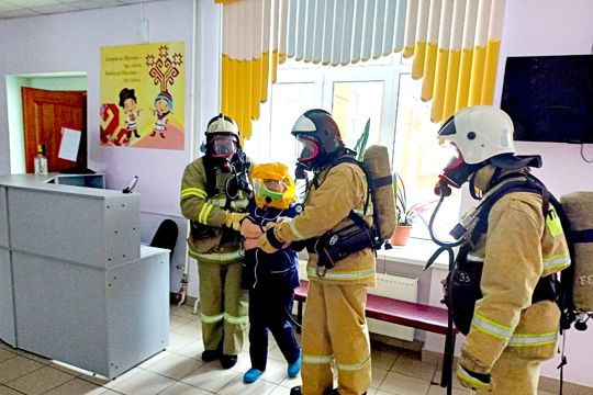 Учебная тренировка при угрозе террористического акта