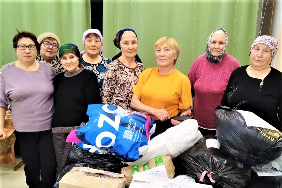 Жители Малокибечского сельского поселения очередной раз собрали гуманитарную помощь для бойцов СВО