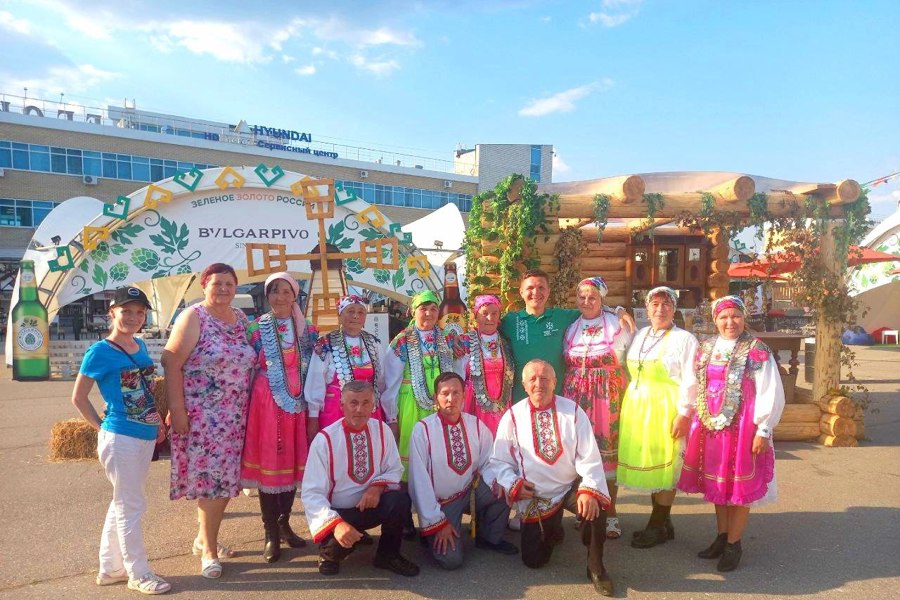 Фольклорный коллектив «Айхал» на фестивале «Зеленое золото России-2023»