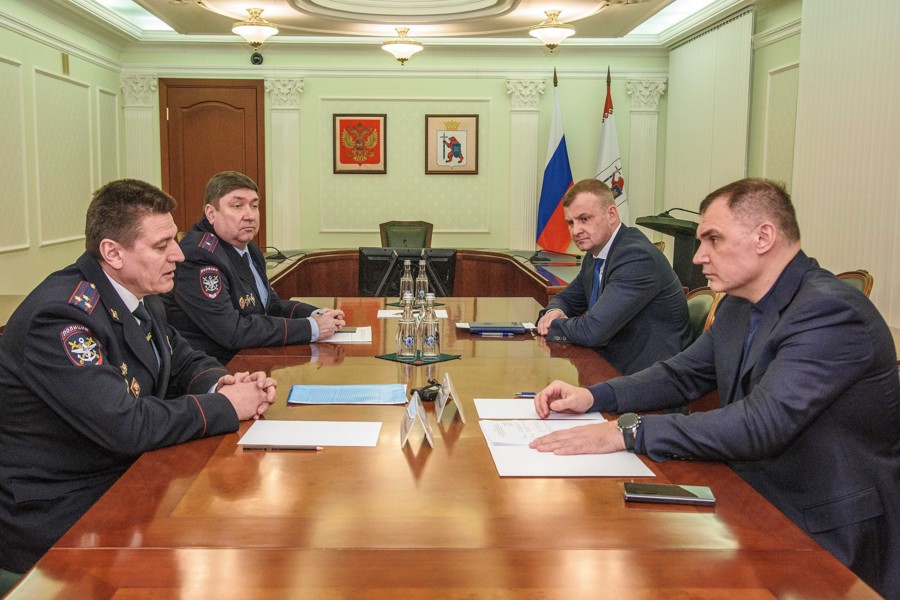 Рабочая встреча начальника Чувашского ЛО МВД России на транспорте с Главой Республики Марий Эл