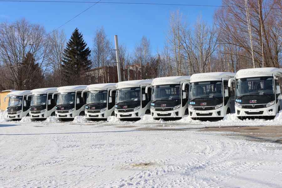 Чувашская Республика получила 47 новых автобусов