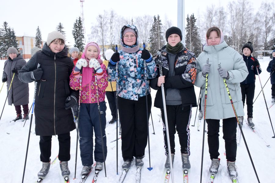 В Красночетайском округе прошли соревнования по лыжным гонкам