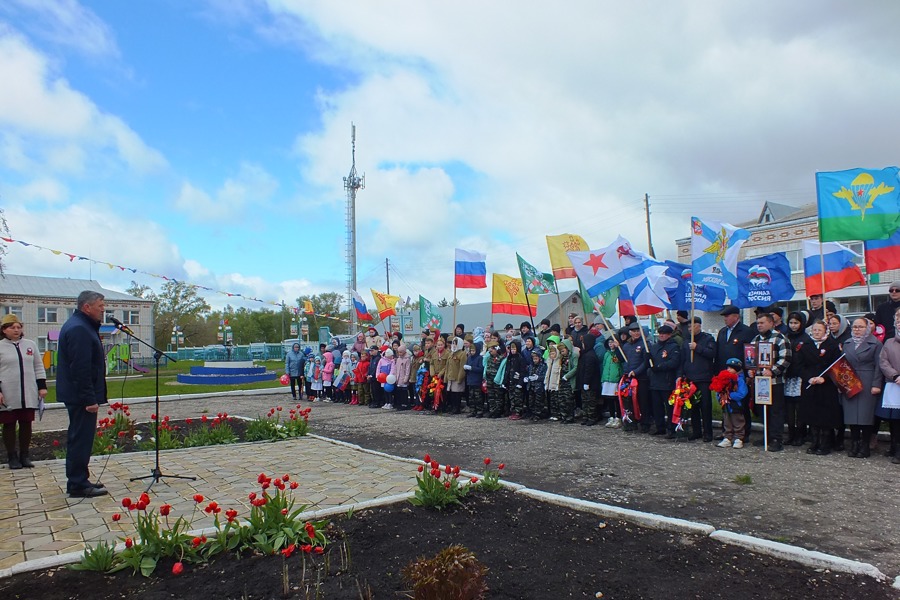 Сегодня в с.Большие Яльчики состоялся митинг в честь Дня Победы в Великой Отечественной войне