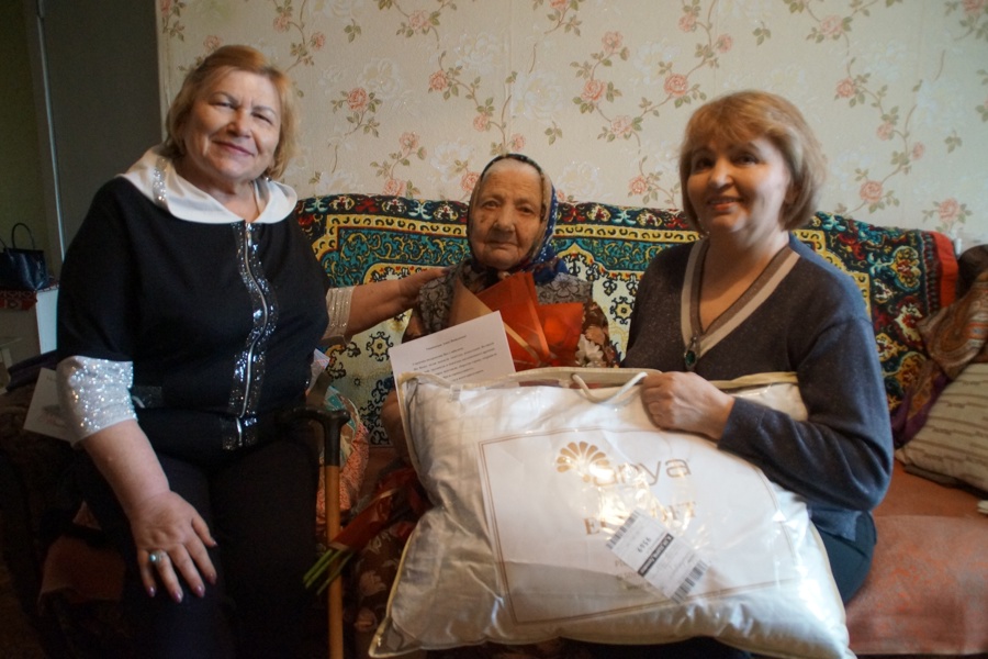 Труженица тыла и ветеран «Водоканала» Анна Малышева отметила 95-летие