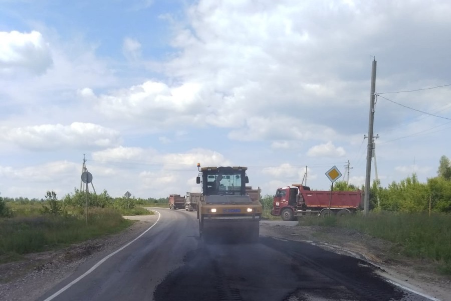 На автодороге Порецкое – Мочкасы продолжаются работы по восстановлению участков, поврежденных при строительстве трассы М-12