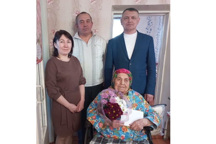 Жительница деревни Янтиково Ольга Ивановна Васильева отметила 95-летний юбилей