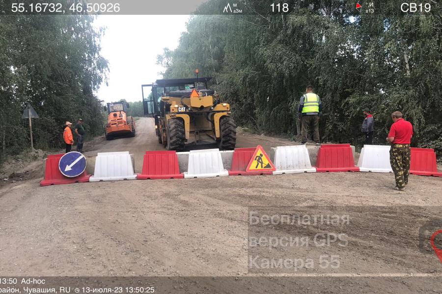 В Порецком округе продолжаются работы по восстановлению автодорог, задействованных при строительстве М-12